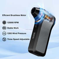 Souffleur d'air électrique portable SDFM MF100 Turbo avec lumière, puissant, portable, ventilateur à jet, pour la maison, la voiture, le camping-car