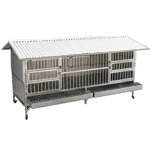 Outdoor round tube stainless steel 304 chicken cage for domestic wholesale and fast delivery