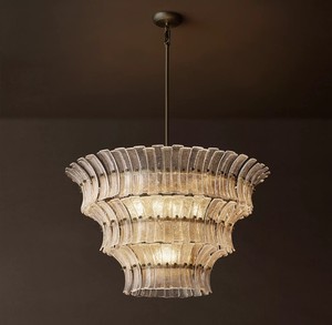 Modern Wedding Steel Round Sparkle-ball Led Chandelier Hotel Shop Stage Ceiling Decorations Hanging Pendant <strong>Lamp</strong> - Product Image 1