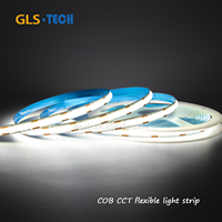 Bande LED COB à CRI élevé 480 LED/m - 12V/24V Flexible, 3000K-6000K sélectionnable, ultra haute densité pour l'éclairage domestique/commercial
