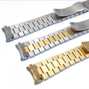 Bracelet de Montre Président en Or Massif 9K-18K 904L pour Rolex, Accessoires de Luxe Personnalisés pour Bracelet de Montre 13mm 17mm 20mm 21mm - Product Image 6