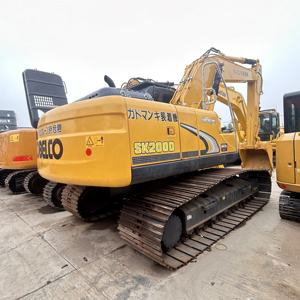 Excavatrice Kobelco SK200D d'origine importée de 20 tonnes avec pompe à engrenages et moteur, haute efficacité et puissance élevée en vente - Product Image 5