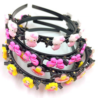 Aksesoris Rambut Anak Grosir, Desain Kartun, Bunga, Hewan, Jepit Rambut Anak Perempuan, Headband Plastik