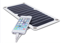 Nouveauté Panneau solaire portable mini petit panneau solaire étanche PET Sun Power pour téléphone portable Chargeur USB 6,5W 6V 6W Panneau solaire YK904