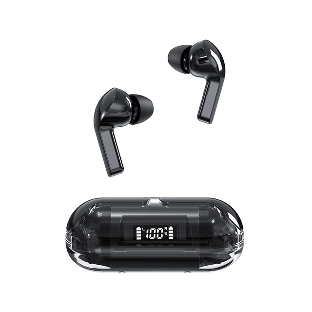 Transparent Bluetooth Headset Real Wireless Sports Game Long Endurance Android Low Delay Bluetooth Earbuds