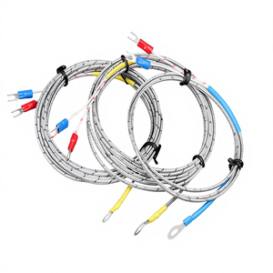 مستشعر حرارة مسطح من الفولاذ المقاوم للصدأ TUOBANG E K J T Pt100، مزدوج حراري بطول 40 مم - Product Image 1