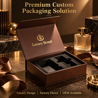 Boîte cadeau magnétique CRD pour mariage, boîte en papier pliable avec poignée, logo personnalisé, emballage de luxe, vente en gros