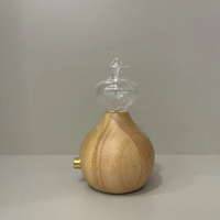 Pour Dermey 20ml diffuseur de parfum d'huile essentielle électrique de haute qualité nouveau diffuseur d'arôme en verre en bois brume froide table