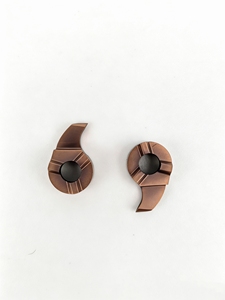 MB09-200-R1.0-5.5 Plaquette de rainurage interne en forme de virgule R1.0, rayon d'angle, haute rigidité, antivibration pour acier, acier inoxydable, fonte - Product Image 1