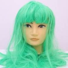 Parrucche lunghe salviettine verdi (301693448) - Product Image 1