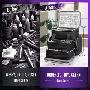 Étui de protection rigide pour imprimante d'étiquettes portable, boîte de rangement, organisateur de transport pour sac, voyage, bureau, échantillon gratuit - Product Image 3