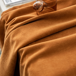 Innermor <span class=keywords><strong>Orange</strong></span> Luxe Style Européen Américain Personnalisable Toutes Saisons Haute Ombrage Blackout Chenille Solide Rideaux pour Hôtel - Product Image 5