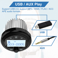 Autoradio marin Grandnavi BT FM AUX USB MP3 étanche IPX5 12V avec éclairage