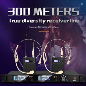 Ensemble de microphones sans fil portables professionnels OEM DR80A UHF pour l'enseignement, la prédication et les conférences - Product Image 6