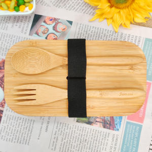 Boîte à lunch <span class=keywords><strong>Bento</strong></span> pour enfants en bambou de conception OEM avec couvercle sur planche à découper en bambou Boîte à <span class=keywords><strong>bento</strong></span> japonaise - Product Image 3