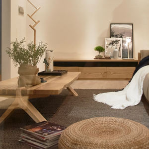 עיצוב מודרני שעווה עץ טלוויזיה שעווה עץ טלוויזיה לעמוד הבסיס המקורי סט עבור ריהוט סלון ביתי - Product Image 5