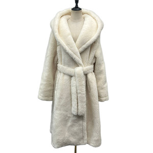 Jancoco New Vintage Winter <strong>Coat</strong> <strong>Plus</strong> <strong>Size</strong> Ladies Long Warm Sheepskin Woolen <strong>Teddy</strong> Wool <strong>Coat</strong> High Hood - Product Image 1