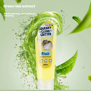 Champú para Mascotas Pequeñas de 100 ml para Cobayas, Conejos, Hámsters y Ratas, Desodorante con Esencia de Plantas, Líquido de Baño Suave para el Cuidado de Mascotas - Product Image 3