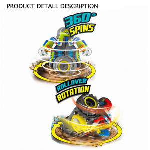 Voiture de cascade télécommandée amphibie 2.4 GHz, motos étanches pour jouets de plage aquatique - Product Image 4