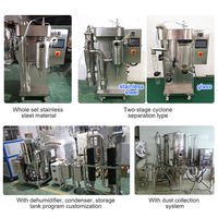 Machine de séchage par pulvérisation centrifuge à grande vitesse pour détergent en poudre sous vide Mini Milk Pilot Nano Gum Arab Precio Para
