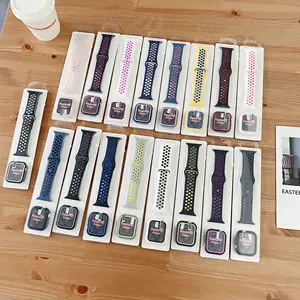 Silikon kayış Apple İzle 5/6 38mm/40mm/42mm/44mm bilezik bileklik saat kayışı iWatch serisi 6 akıllı saat