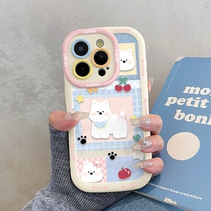 <span class=keywords><strong>Cover</strong></span> TPU cartone animato Terrier bianco dell'altopiano dell'ovest per iPhone 16 Pro Max per <span class=keywords><strong>Apple</strong></span> 15 Pro 14 per le donne 13 con cordino - Product Image 6