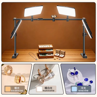 Système de support de photographie, mini support de bureau portable, éclairage de remplissage pour streaming, support de prise de vue aérienne réglable, support de fond