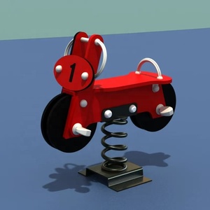 Papan PE goyang anak-anak, peralatan hiburan yang dapat disesuaikan papan PE luar ruangan taman kursi putar - Product Image 1