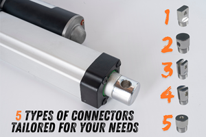 มอเตอร์กระตุ้นแบบเส้นตรงกันน้ำ IP67 เงียบ 12V 24V <span class=keywords><strong>4000N</strong></span> สำหรับสถานีขยะอัจฉริยะ - Product Image 5