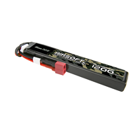 Batterie Lipo rechargeable 1200mAh 3S 11.1V 25C pour pistolet d'airsoft