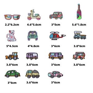 Оптовая Продажа, оптовая продажа, мультяшный дизайн поезда, вышитые дорожные нашивки для детской одежды - Product Image 2