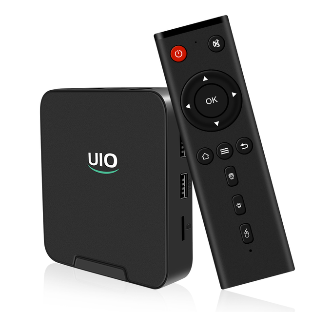 Junuo U10 4K HDR Android Tv Box DDR4 2GB 4GB Ram 16GB 32GB Rom Smart Tv Box with 1000MBps Ethernet