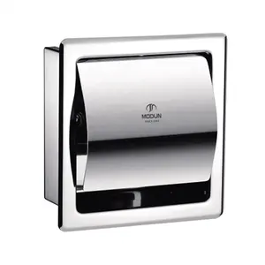 bathroom wall mount hand towel dispenser kitchen tissue box holder non-exposed stainless steel jumbo roll paper dispensers