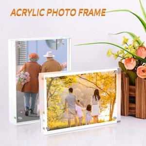 <b>4x4</b>" square Acrylic Magnetic Picture Photo <b>Frame</b> - Product Image 4