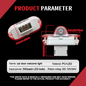 Lumière de bienvenue LED de haute qualité pour portière de voiture avec <span class=keywords><strong>logo</strong></span> <span class=keywords><strong>VW</strong></span> <span class=keywords><strong>Beetle</strong></span> - Product Image 6