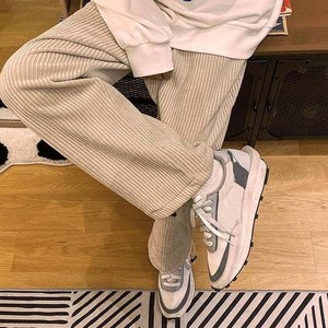 <strong>Men</strong> Baggy <strong>Classic</strong> Style Casual Pants Loose Straight Pants <strong>Corduroy</strong> <strong>Trousers</strong> - Product Image 3