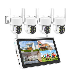 Kit NVR inalámbrico <span class=keywords><strong>de</strong></span> 4 canales, 4 Uds., PTZ, lente Dual, cámara <span class=keywords><strong>de</strong></span> 3MP, Zoom 10X, pantalla LCD <span class=keywords><strong>de</strong></span> 10,1 pulgadas, gran oferta, cámara CCTV, <span class=keywords><strong>sistema</strong></span> <span class=keywords><strong>de</strong></span> seguridad <span class=keywords><strong>para</strong></span> el hogar - Product Image 1