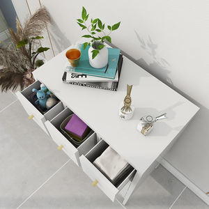 Armadio Moderno in Metallo con Ante in Vetro, Popolare Arredo per Casa e Hotel, per Soggiorno e Camera da Letto, Elegante Vetrina in Acciaio - Product Image 5