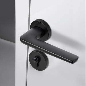 Prix promotionnel usine – Poignée de porte moderne en alliage de zinc avec serrure magnétique silencieuse pour chambre et <span class=keywords><strong>cuisine</strong></span> (quinet d'entrée) - Product Image 6