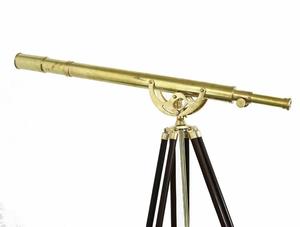 Solide En Laiton Massif Maritime Vintage unique Baril Maître Port Marin Lune cadeau Télescope - Product Image 4