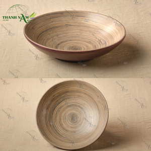 Diseño personalizado clásico natural Woodland Spirit plato de bambú utensilios de cocina sostenibles proveedor de Vietnam - Product Image 3