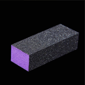 Chất lượng cao Nail đệm khối 3 cách đệm màu đen tím - Product Image 1