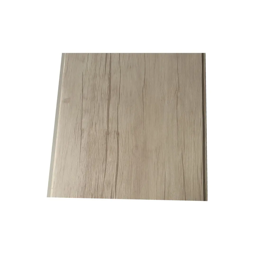 الأسقف الخشبية المصفحة المصنوعة من مادة كلوريد البولي فينيل ذات اللون المخدد بسعر المصنع الصيني الرخيص
