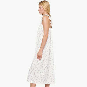 فستان ليلي من القطن عالي الجودة للنساء متعدد الاستخدامات وعصري ملابس نوم فضفاضة وناعمة - Product Image 3