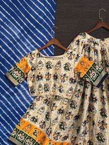 ผ้าฝ้ายแท้ดั้งเดิมของอินเดีย,Patola Lehenga Choli พร้อม Dupatta จากผู้ส่งออกทั่วโลก - Product Image 4