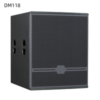 DM118 Caisson de basses passif 18 pouces 650W, haut-parleur de basses professionnel haute puissance pour KTV, club, DJ, scène, événements sonores en direct