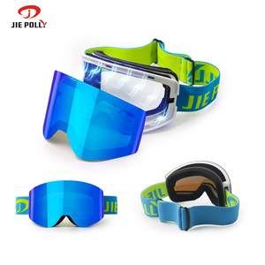 Jiepolly China Factory venta al por mayor Gran oferta Anti-UV gafas protectoras de esquí mujeres adultas gafas de esquí a prueba de viento Gafas De Esqui - Product Image 4