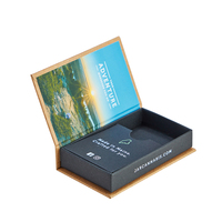 Boîte cadeau ISO9001 en papier artisanal vintage personnalisé Bougie au chocolat de luxe Bac à papier UV en feuille de 2mm d'épaisseur Logo personnalisé
