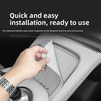 Chargeur sans fil pour console centrale de voiture, tapis en silicone antidérapant pour Xpeng X9 2023-2026, accessoires intérieurs en silicone