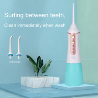 Hydropulseur dentaire sans fil personnalisable, 300 ml, portable, rechargeable, pour l'hygiène bucco-dentaire